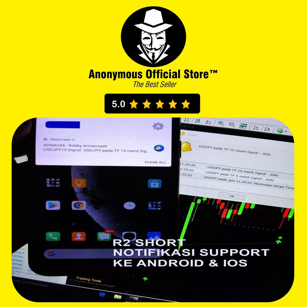 PROGRAM R2 SHORT TRADING STRATEGI NO REPAINT INDIKATOR SIGNAL META TRADER INDICATOR LIFETIME PRO FUL