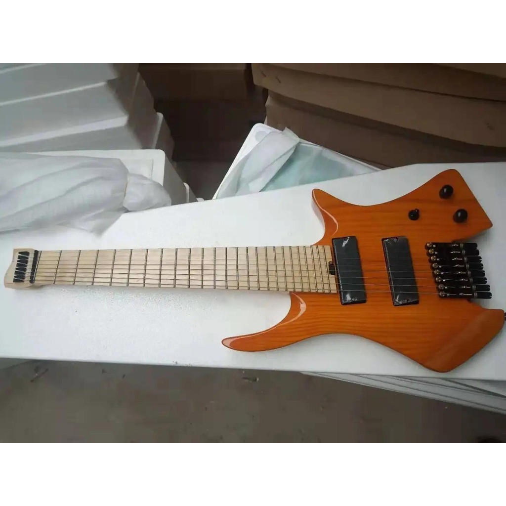 New headless 8 string guitar can be customized 6 strings 7 strings guitar support customized