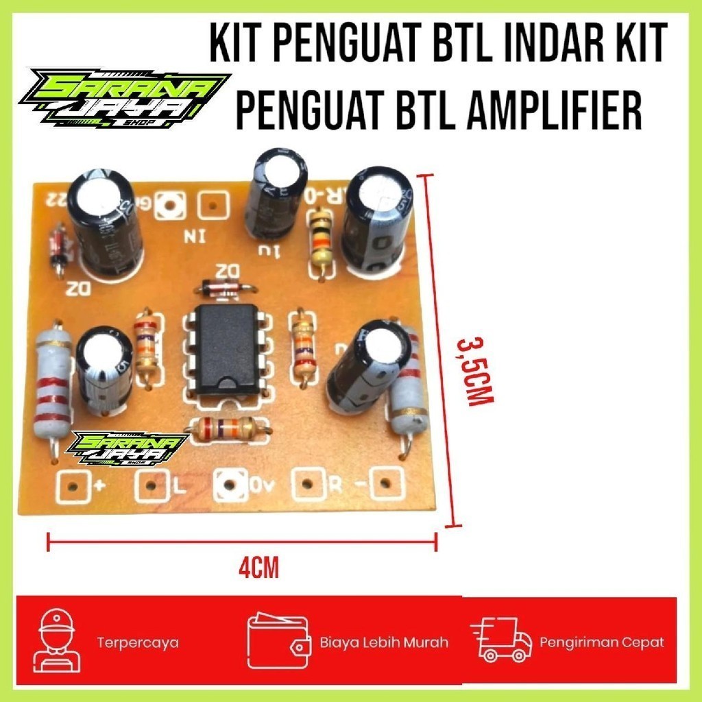 KIT PENGUAT BTL INDAR KIT PENGUAT BTL AMPLIFIER