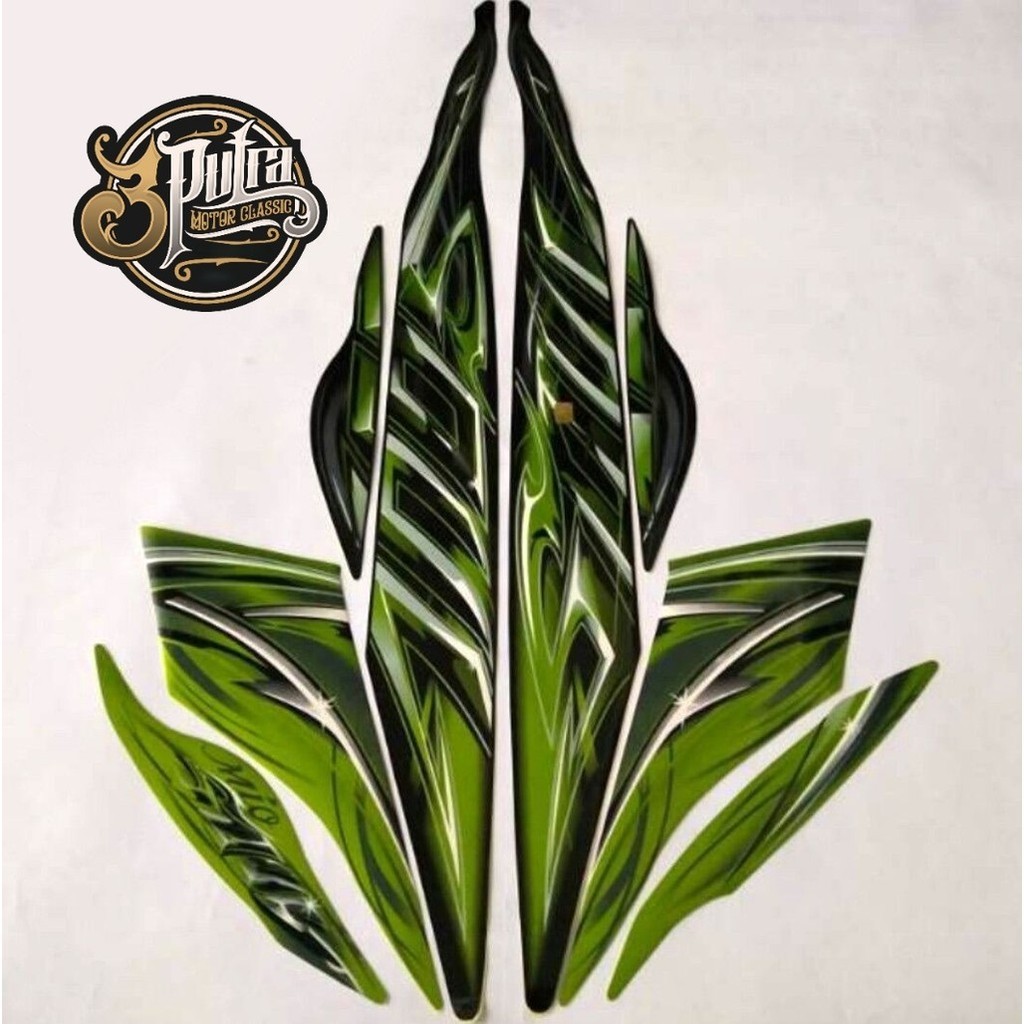 Striping Ori standar Yamaha Mio Soul 2011 stiker bawaan body yamaha mio gt mio soul lama mio lama mi