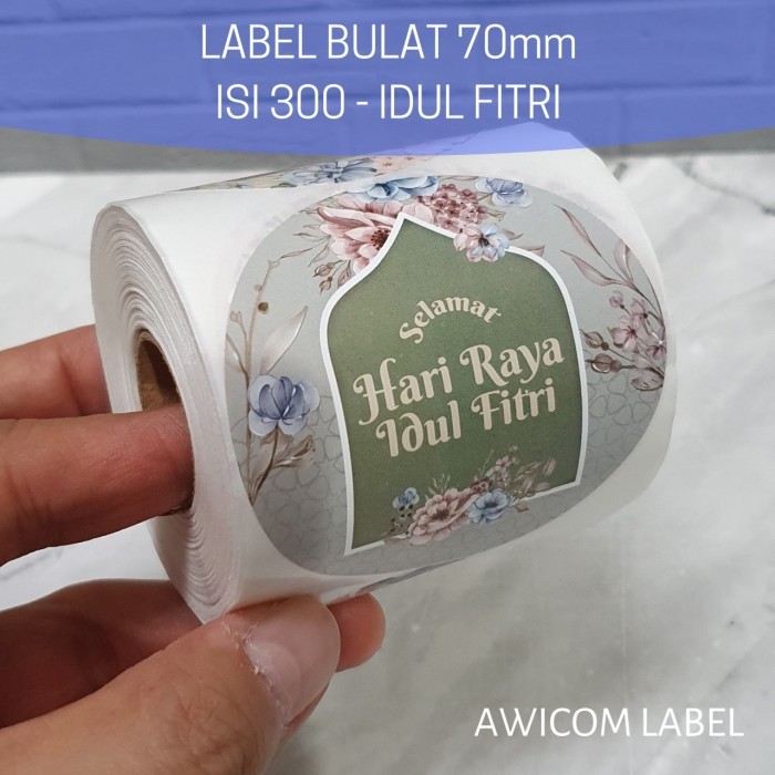 

Mall -martstrong247.id~[PROMO TERLARIS] Stiker Bulat ukuran 70mm isi 300 pcs untuk Toples botol kotak kemasan