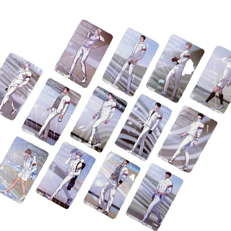 

13 Pcs/Set Korean Manga Lomo Card Comic Characters 3-inch Photo Card Fans Collection Cards
