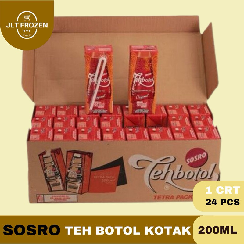 

Teh Botol Sosro Kotak 200ml - 1 CARTON 24pcs