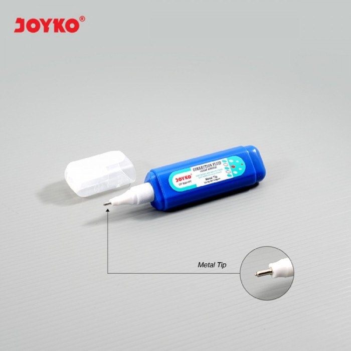 

Tip X / Correction Fluid Joyko CF-S201PT Cair Ujung Besi - Satuan