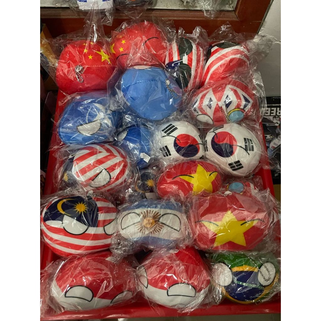 SX122 Boneka Bola Dunia Boneka Country Ball 10cm 30cm Boneka Sapi Couple 45cm Birthday Gift