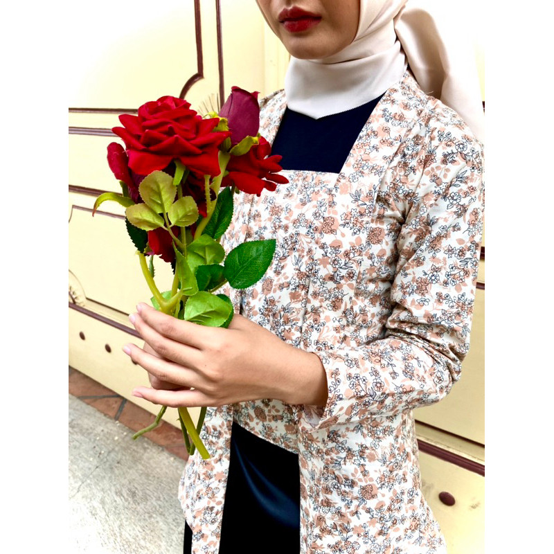 LURIK Tunik Kutubaru Aesthetic Boemi Floral Kebaya