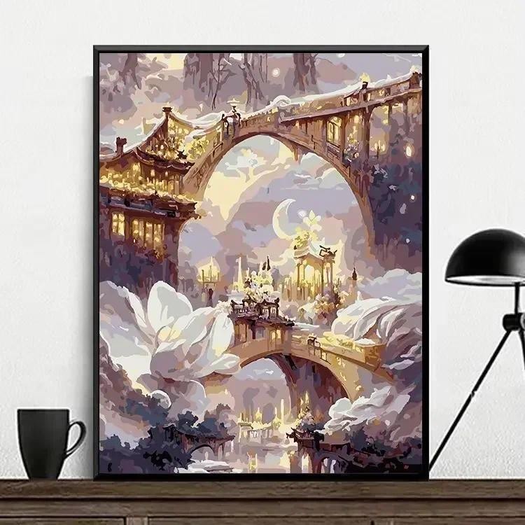 

Tulip DIY Digital Acrylic Flower Painting, Hand-Filled Landscape Painting, Hand-filled, 23061