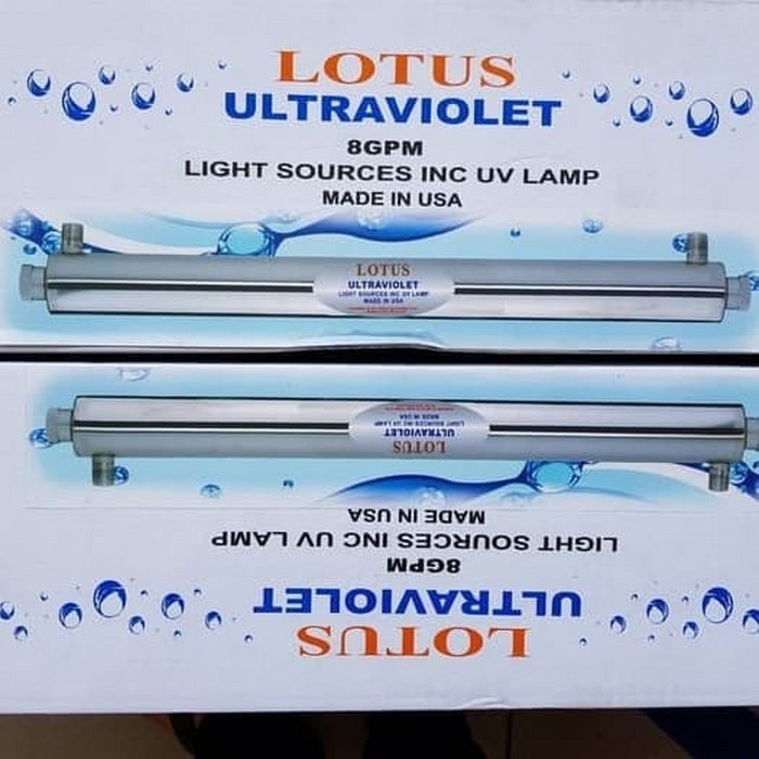 LAMPU UV 8 GPM ULTRAVIOLET REVERSES OSMOSIS AIR MINUM