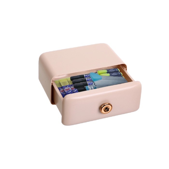 

Promo Diskon~[Limited Stok] ANGOLA Rak Alat Tulis / Skincare / Make Up C36 Stationery Organizer - C47 Pink