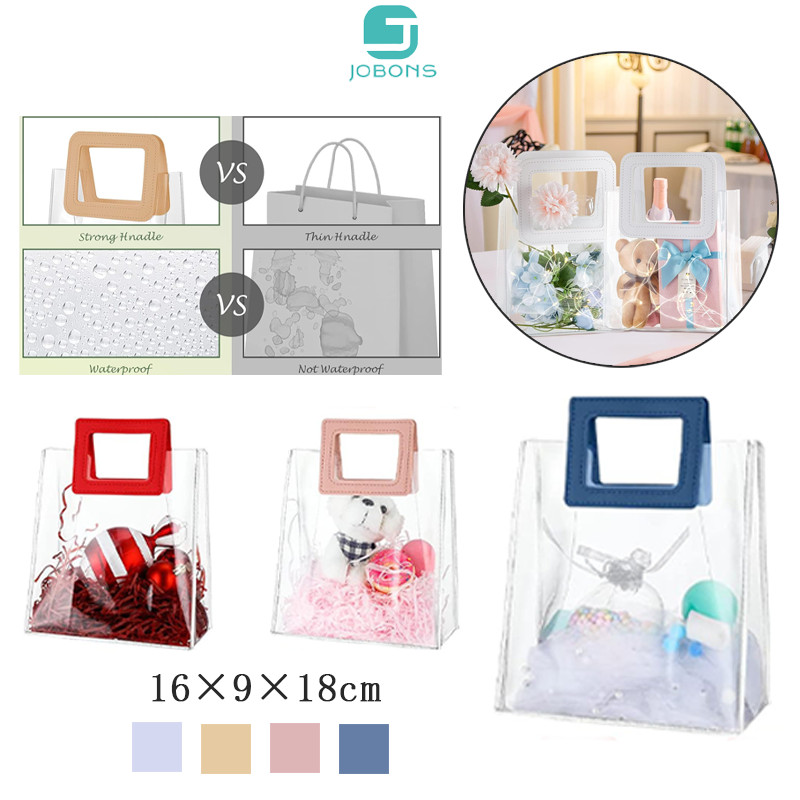 

Tas Plastik Mika Pvc Transparent Souvenir Gift Goodie Bag Thick Style Waterproof