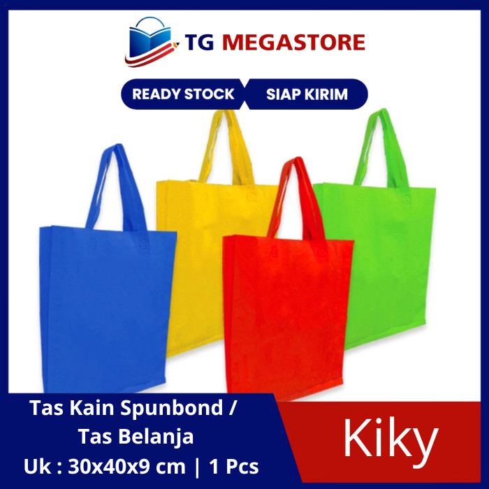 

Tas Kain Spunbond Belanja Kiky 30x40x9cm - 1 pcs