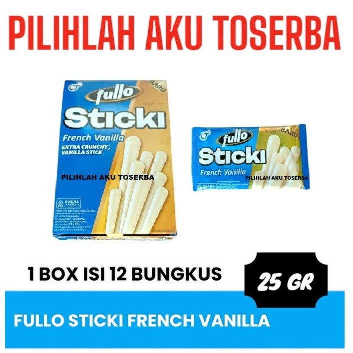 

STICKI FULLO FRENCH VANILLA 25 gram - ( HARGA 1 BOX )