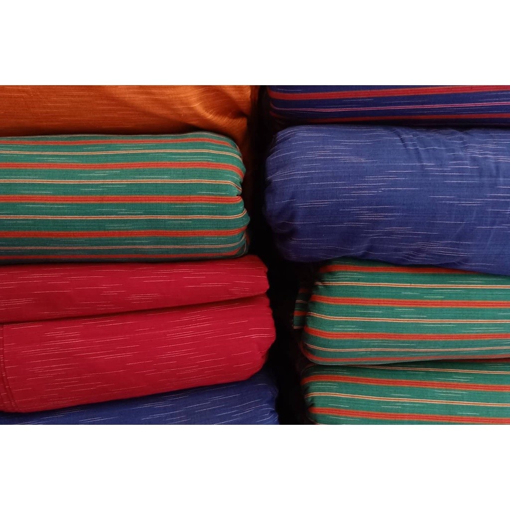 Baju Kain Lurik ATBM Toraja Merah / Kain Tenun Lurik Jogja / Kain Surjan / Kain Tenun Lurik  / Kain 