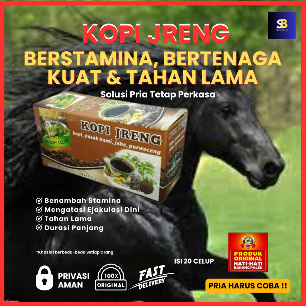 

KOPI JRENG - KOPI STAMINA PRIA KUAT TAHAN LAMA ORIGINAL Penambah Kejantanan Dan Vitalitas