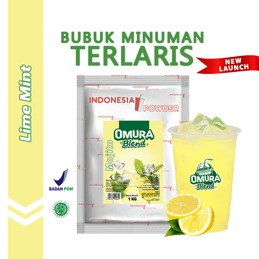 

Bubuk Minuman Premium Rasa Mojito 1 Kg / Lime Mint
