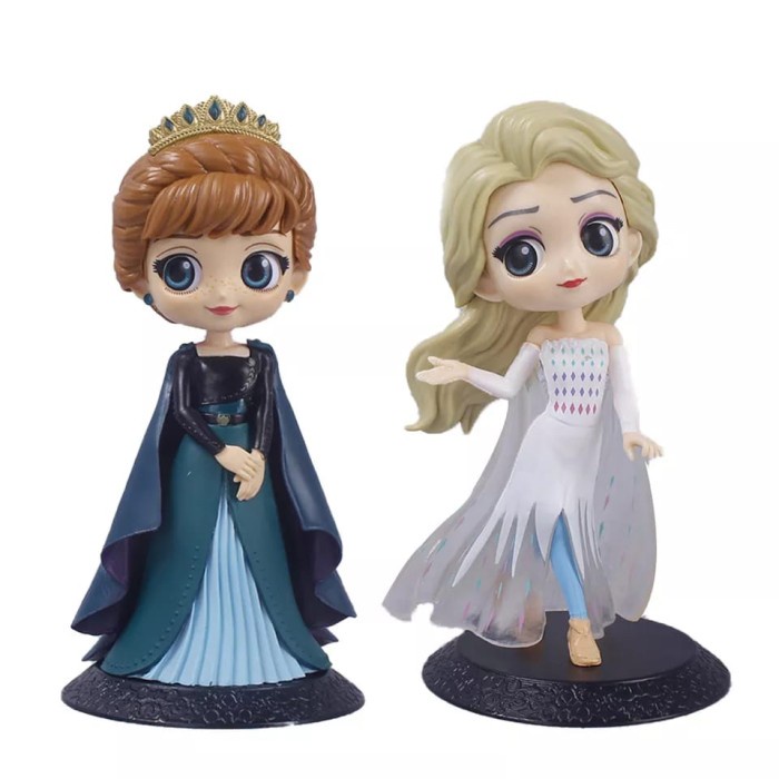 Qposket Disney Frozen 2 Elsa Anna Coronation Figure Toys - Anna