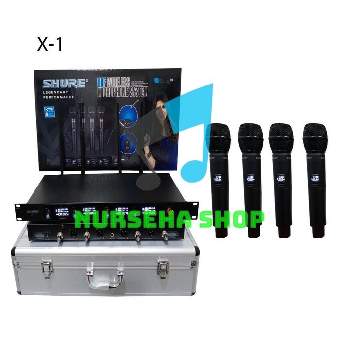 SHURE X 1 UHF WIRELESS MICROPHONE SYSTEM
