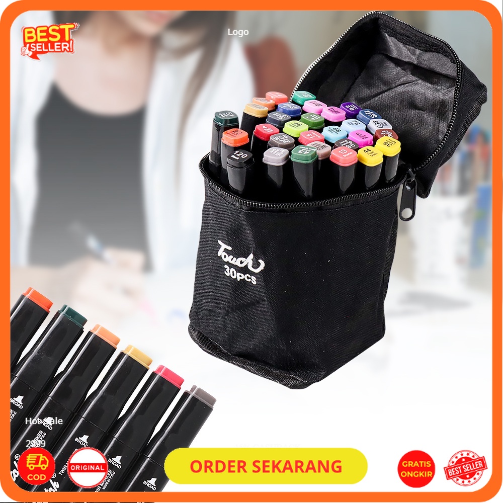 

Spidol Dual Banyak Warna Side Fine Art Marker 30 Color
