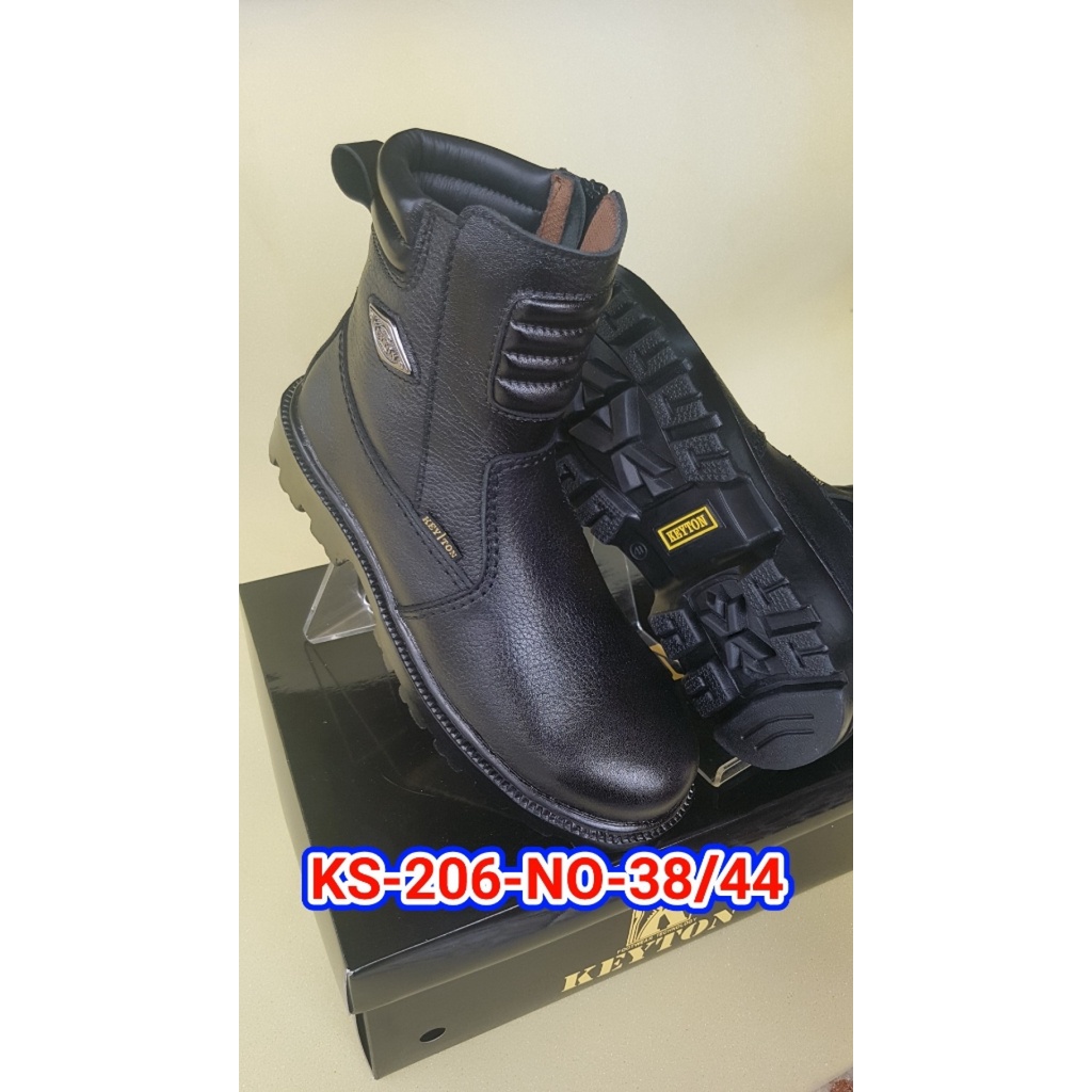 KEYTON SHOES - SEPATU SAFETY BOOT  (KS-206 HITAM)