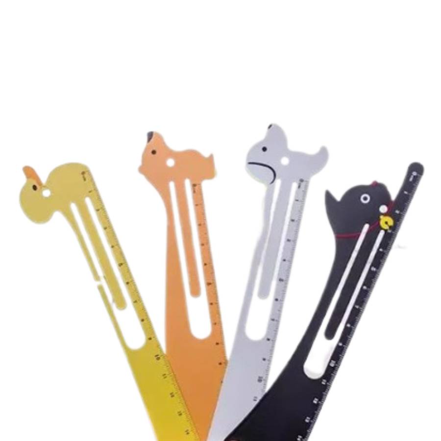 

Rambla - Bunny & Klin Penggaris Karakter Metal 15cm Motif Animal