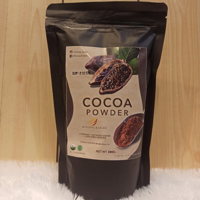 

NEW PromoTermurah cocoa powder organic bubuk coklat organik 300g minang cocoa