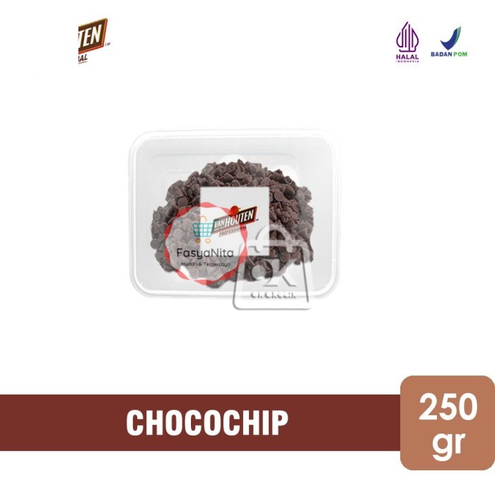 

Van Houten Semi Sweet Baking Chips / Chocochip (250gr) - 22000ct (mini) - FasyAnita Mart Denpasar
