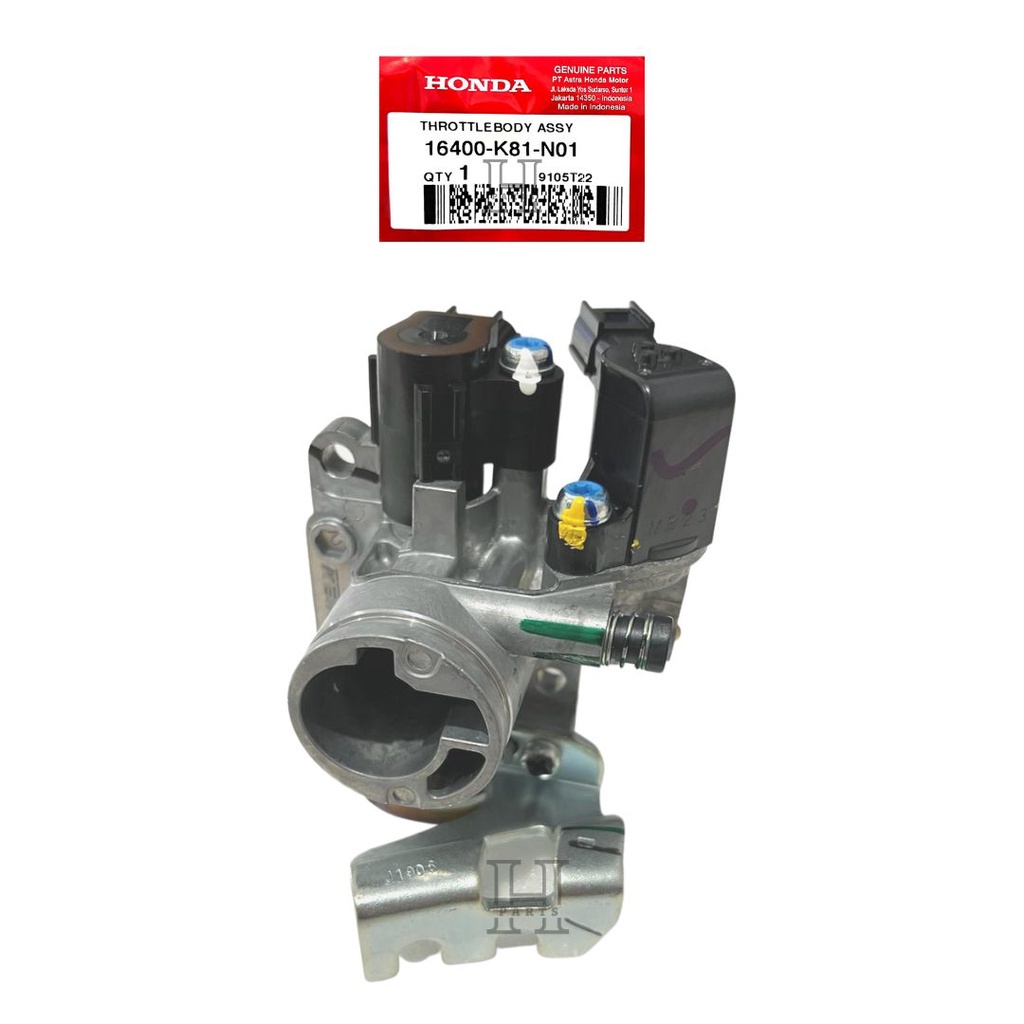 THROTTLE BODY ASSY BEAT ESP TAHUN 2017 SCOOPY ESP TAHUN 2017 ORIGINAL AHM