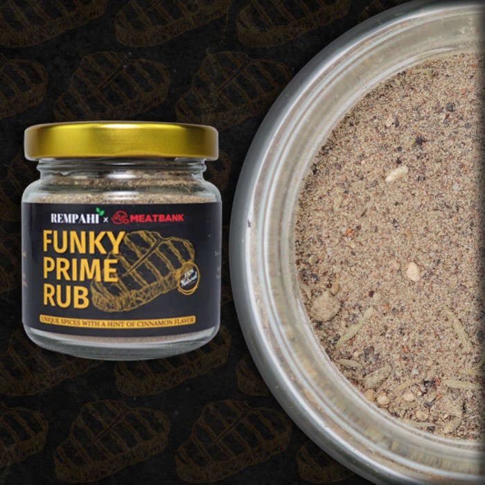 

Promo Moerah MEATBANK Steak Rub Seasoning beef meat spices bumbu racik bubuk masak - Funky Prime Rub