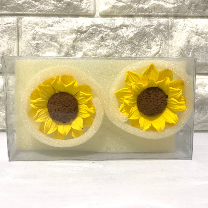

wasitastore [Promo Murah] Gumpaste Bunga Matahari Besar Isi 2 - Hiasan Dekorasi Kue Gum Paste - Merah