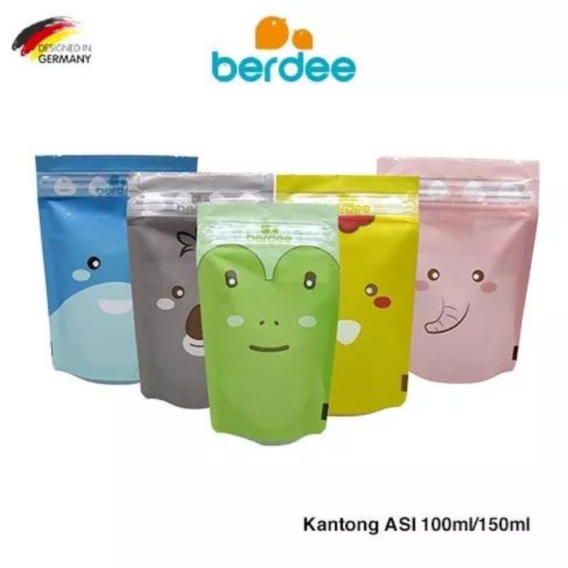 Berdee Penyimpan Asi Ibu Kantong Asi 100 150ml Breast Milk Storage Bag Steril Penyimpan Kaldu MPASI 
