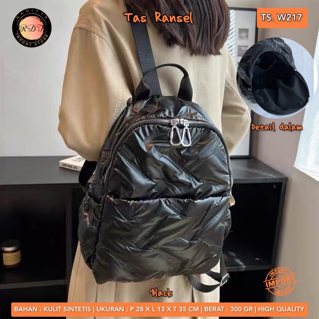 TAS RANSEL WANITA W217 IMPORT BY ORI RDT CANTIKK
