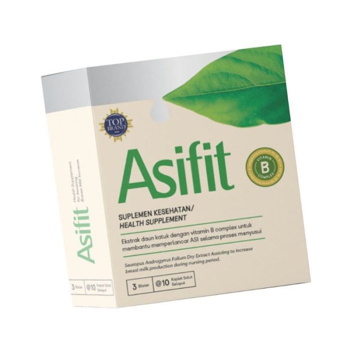 Apotek Jaya Asifit pelancar asi Kimia Farma 30 kaplet / multivitamin asi booster / suplemen herbal y