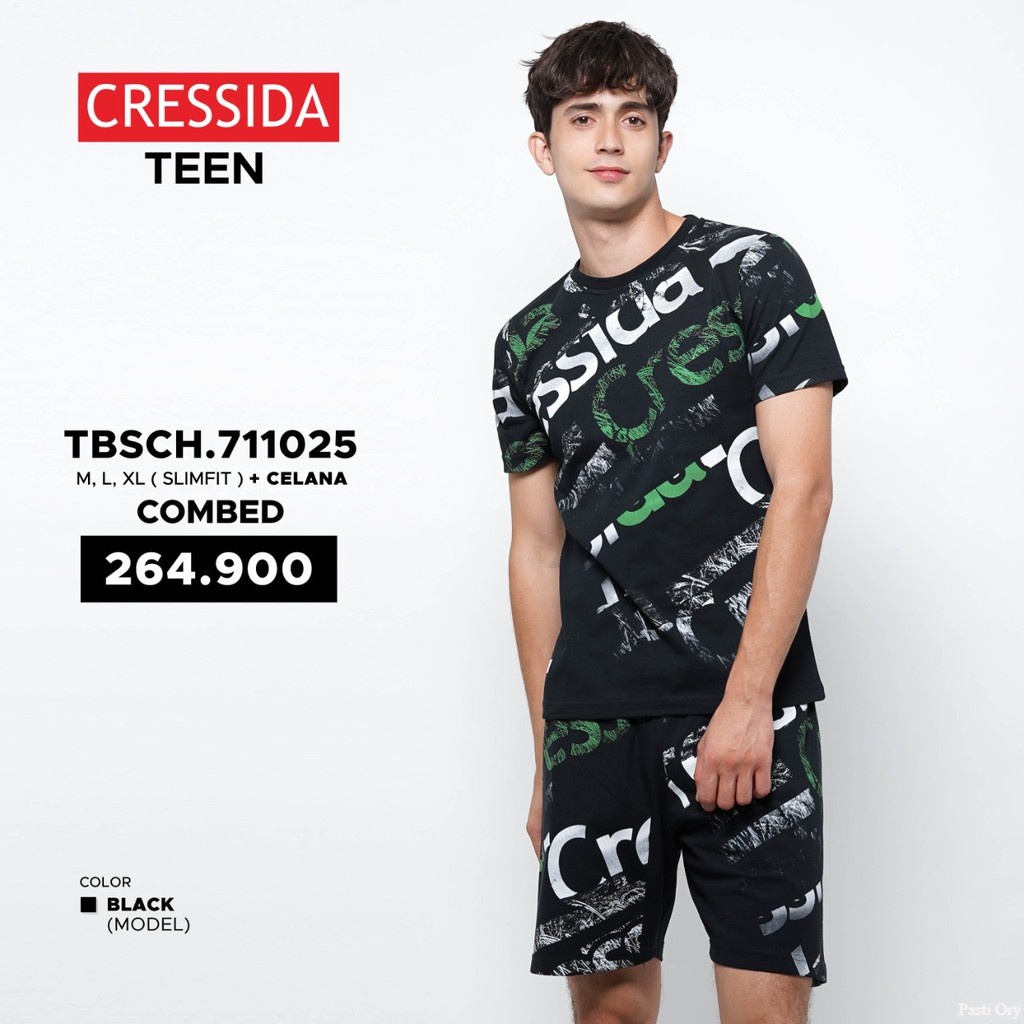 Kaos Pria Setelan Cressida Original - Tbsch.711025 Pasti Ori