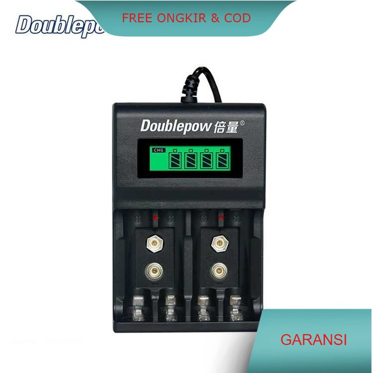 Charger Baterai 1.2V & 9V NI-MH NI-CD Lithium - DP-UK95 Vellorystore