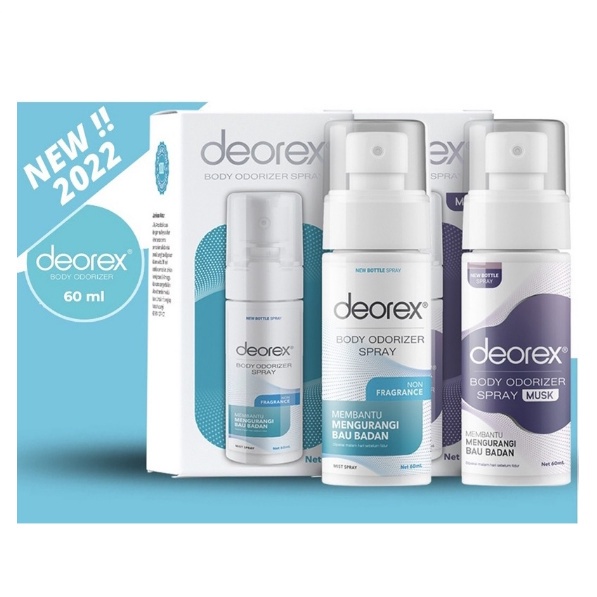 Deorex Deodorant Penghilang Bau Badan Deorex Musk Deorex Non Fragrance