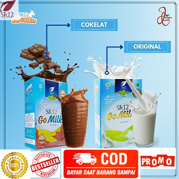 

susu kambing etawa sr12 gomilku isi 200grm - cokelat, 200grm