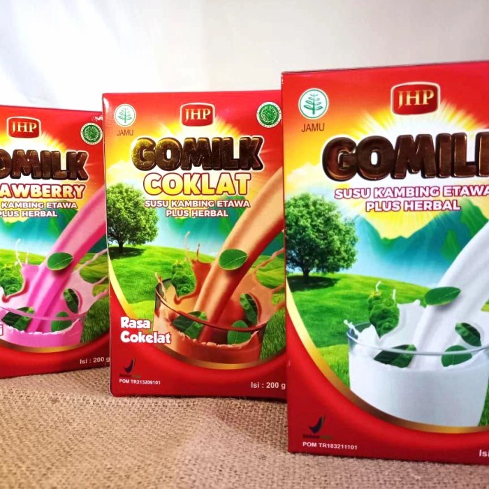 

HALAL Gomilk Susu Kambing Etawa Bubuk Herbal Kesehatan bukan Bear Brand