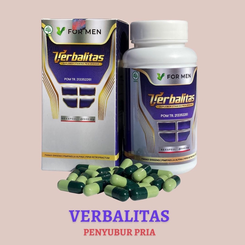 HERBAL BPOM OBAT STAMINA PENYUBUR PRIA HERBAL | VERBALITAS
