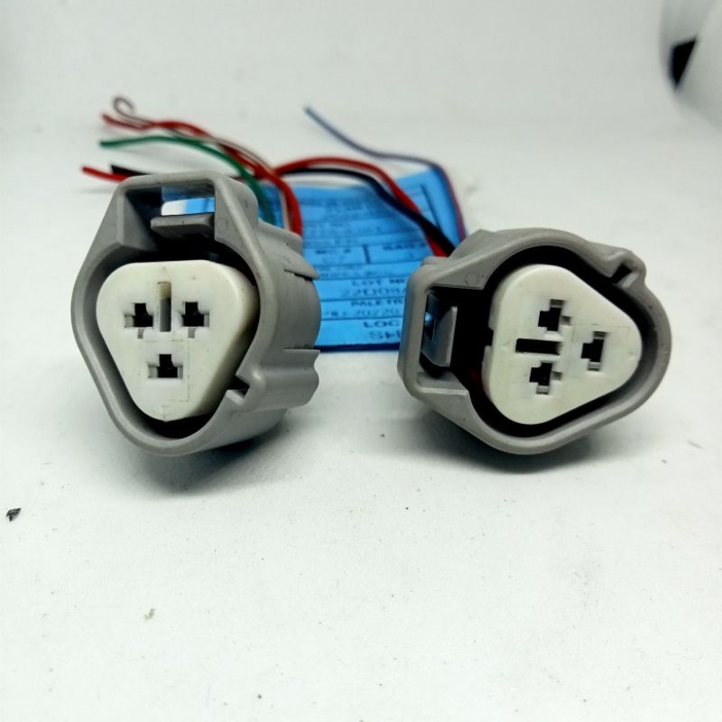 SOKET FITING LAMPU KABEL KAKI 3 AL MOBIL HONDA NEW ORIGINAL