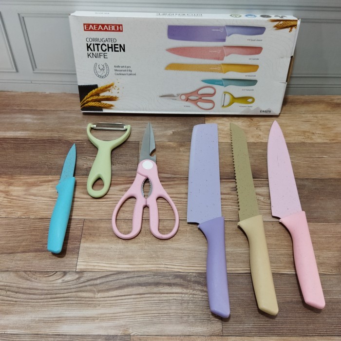 Pisau Set Dapur / Corrugated Kitchen Knife