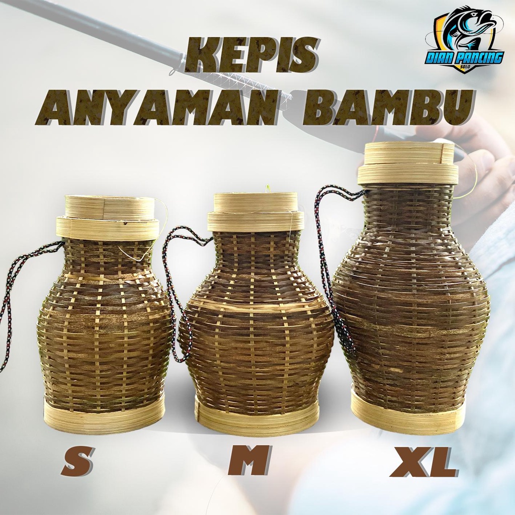 Kepis Koja Tempat Ikan Bahan Dari Anyaman Bambu