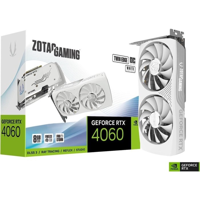GAMING ZOTAC GeForce RTX 4060 8GB Twin Edge OC White Edition