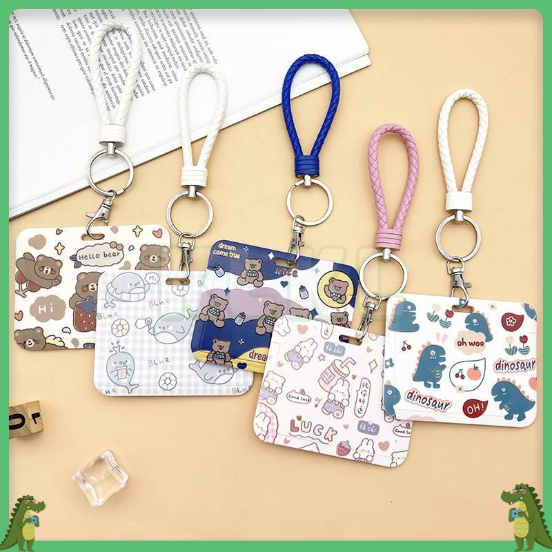 

✨ KLKL ✨ Tali Lanyard Id Card Kartu Bus Kartun Lucu Siswa Tali Name Tag Lanyard Id Card Tali Name Tag