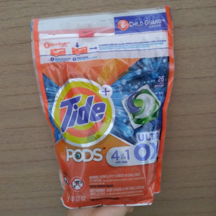 Tide Laundry Detergent Pods Ultra Oxi - 26 Pcs