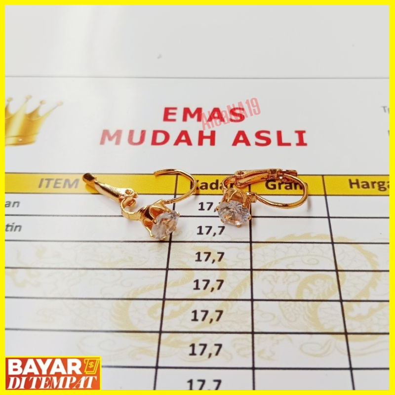 Anting Desi Anak Bayi Xuping Gold Anti Karat Tidak Mudah Luntur Perhiasan Anak Terlaris