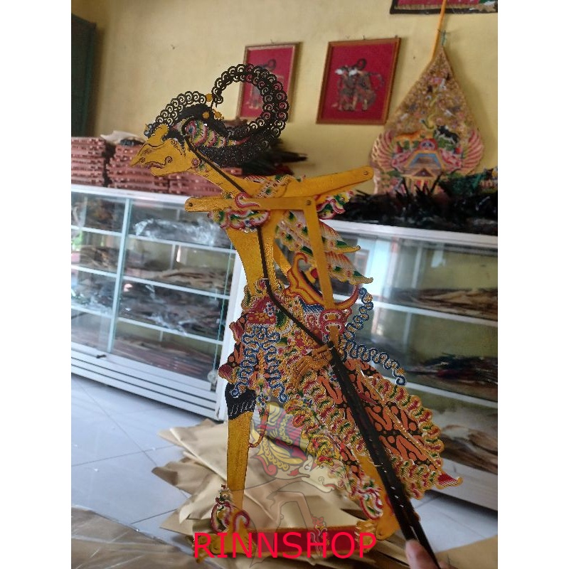 wisanggeni rapek grade 2 / kulit asli/ cod / wayang murah