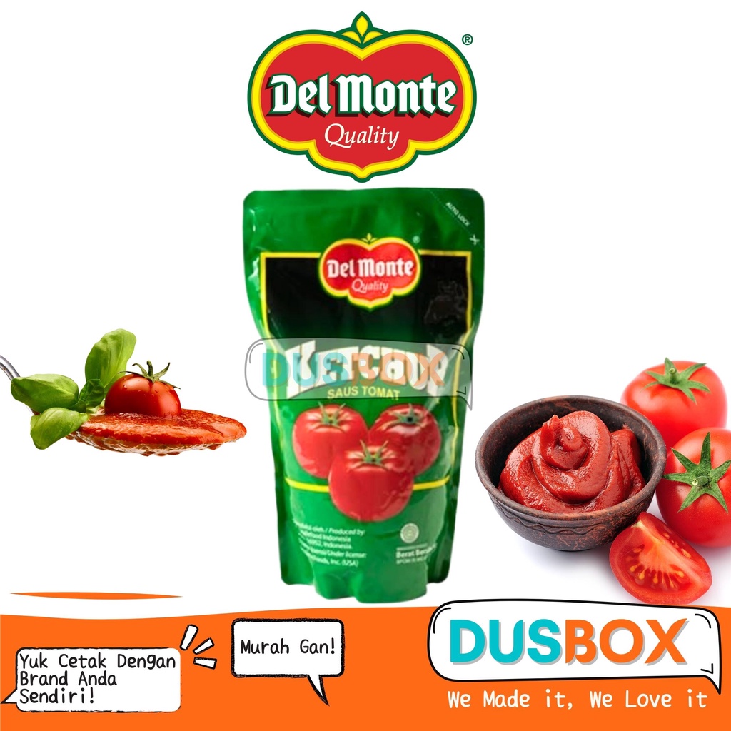 

Saus Tomat Delmonte / Saus Delmonte Tomat / Saus Tomat Pouch / Saus Tomat 1kg