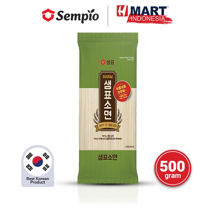 

Sempio Wheat Noodles Soft & Thin - Mie Kering Asli Korea 500g