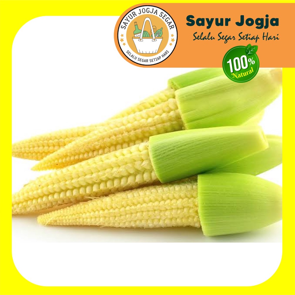 

JAGUNG ACAR / BABY CORN / PUTREN [per 250 gram] - Sayur Jogja