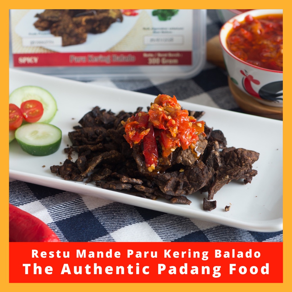

Paru Kering balado Restu Mande 300 gram